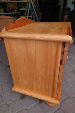 Szafka nocna nakastlik drewniany barek design