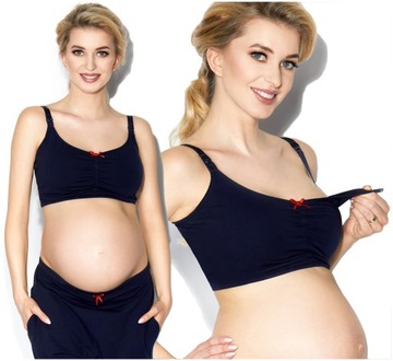 biustonosz do karmienia MITEX EASY BRA navy - L