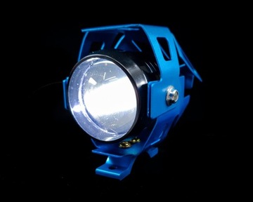 2 светодиодные галогенные лампы для мотоциклов, четыре фары