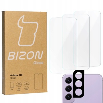 Bizon Glass Прозрачное закаленное стекло для Galaxy S22