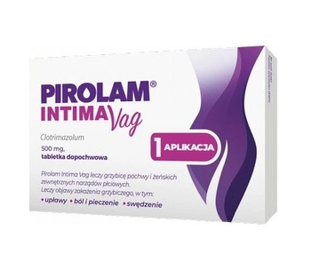 Pirolam Intima Vag 500mg, 1 tabletka