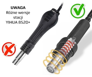 ПАЯЛЬНАЯ СТАНЦИЯ ДЛЯ СВАРКИ ГОРЯЧИМ ВОЗДУХОМ 2в1 YIHUA 852D+