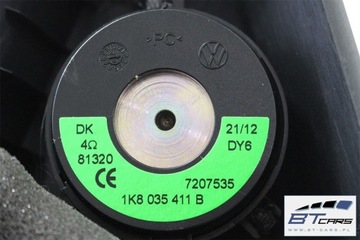 VW TIGUAN GŁOŚNIKI + WZMACNIACZ GŁOŚNIK DYNAUDIO 5K0035456D 1K8035411B 1K80