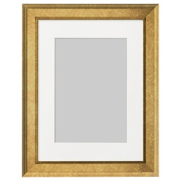 IKEA VIRSERUM Ramka na zdjęcia złoty kolor 30x40cm