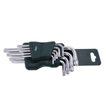 KLUCZE TORX T10-T50 9SZT zestaw kluczy typ L