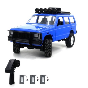 Pojazd terenowy zdalnie sterowany 2,4 Ghz 4WD (wersja Blue-Sanden)