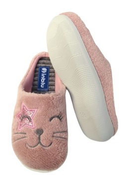 INBLU PANTOFLE DOMOWE FROTKA KOTEK EC85 R.39