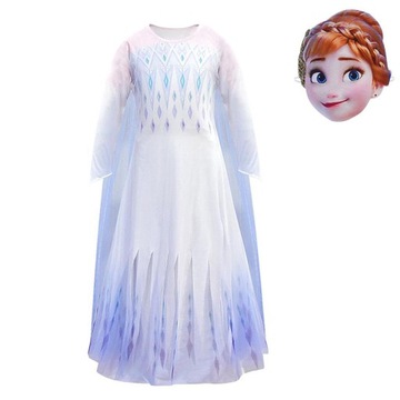 Детский костюм для костюмированной вечеринки «Холодное сердце» Эльзы, платье B53-267