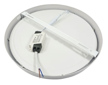НАКЛАДНАЯ СВЕТОДИОДНАЯ ПАНЕЛЬНАЯ ЛАМПА 24ВТ БЕЛЫЙ КРУГ 6000К