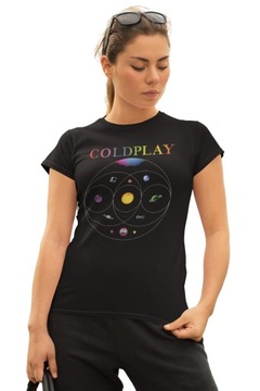 COLDPLAY WORLD TOUR2022 Damska Koszulka T-Shirt XL
