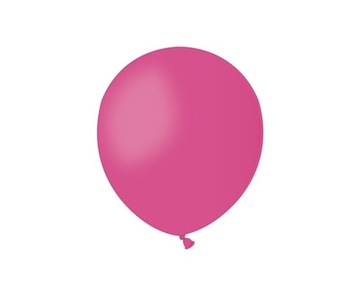 Balony lateksowe A50 pastel 5cali - ciemnoróżowe 10 szt. Fuksja