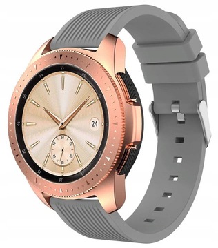 SZARY silikonowy pasek SAMSUNG GALAXY WATCH 42mm