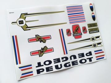 Peugeot naklejki na rower Peugeot naklejka set 413