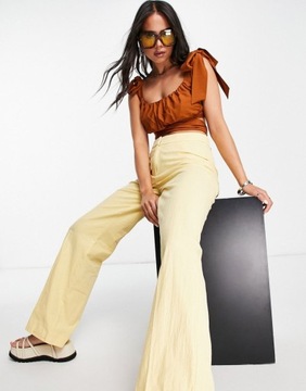 TOPSHOP КОРИЧНЕВЫЙ ПЛАН СВОБОДНЫЙ ТОП 42 1VAL