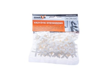 Inter-s krzyżyki dystansowe 4mm (100szt.) MOTIVE