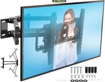 Długi 47cm UCHWYT TV WIESZAK na TELEWIZOR 32 40 43 48 50 cali Uniwersalny