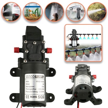 MEMBRANOWA POMPA WODNA SAMOZASYSAJĄCA POMPA ELEKTRYCZNA 12 V 6 L/MIN 70 W