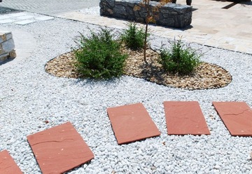 Небесно-белая галька 8-13см Белый серый камень 1000кг