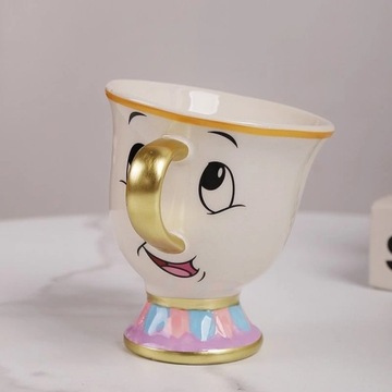 Disney Cartoon Beauty And The Beast Teapot Mug Mrs Potts' Son Chip Cup Tea