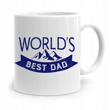 KUBEK NA DZIEŃ OJCA DLA TATY WORLDS BEST DAD z Nadrukiem ze Zdjęciem