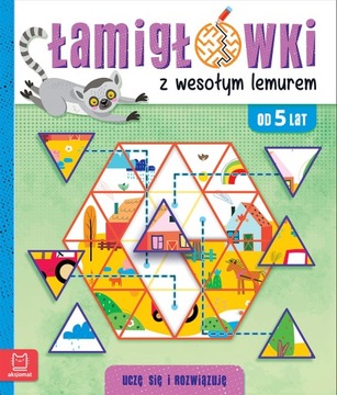 Łamigłówki z wesołym lemurem Uczę się i rozwiązuję Karlik Beata