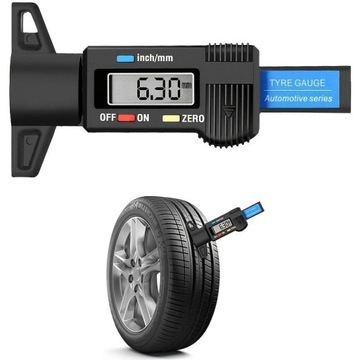 ЦИФРОВОЙ ИЗМЕРИТЕЛЬ ГЛУБИНЫ И ВЫСОТЫ ПРОТЕКТОРА ШИН