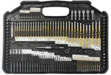 НАБОР СВЕРЛ И АКСЕССУАРОВ ДЛЯ МЕТАЛЛА, ДЕРЕВА