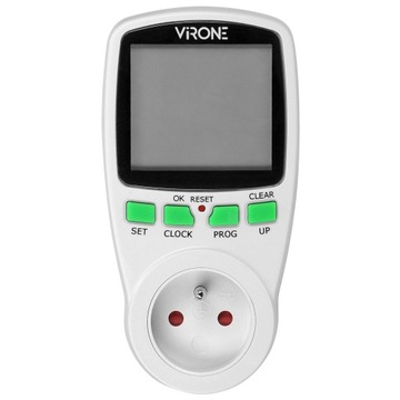 ВАТТМЕТР СЧЕТЧИК ЭНЕРГИИ + ПРОГРАММАТОР НЕДЕЛЬНЫЙ ТАЙМЕР