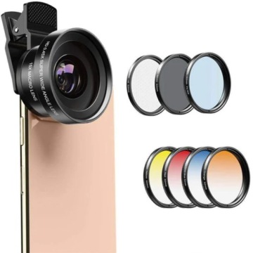 Filtry Apexel 7v1 pro telefon, filtr Cpl ND32 Star