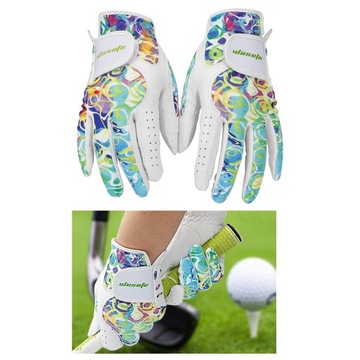 Прочные перчатки для гольфа 2x1 пара из кожи премиум-класса 2 шт.