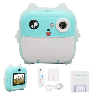 DRUKUS МГНОВЕННАЯ КАМЕРА С ПРИНТЕРОМ ДЛЯ ДЕТЕЙ 4K С ДВОЙНОЙ КАМЕРОЙ