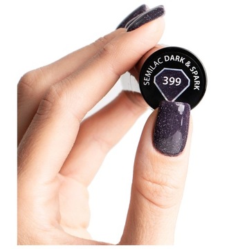 SEMILAC LAKIER HYBRYDOWY 399 DARK SPARK 7ml
