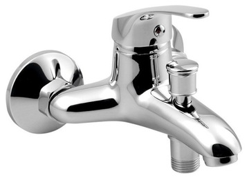 AQUALINE 35 bateria wannowa ścienna, rozstaw 100mm, chrom