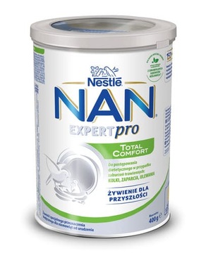 MLEKO NAN EXPERT TOTAL COMFORT POCZĄTKOWE DLA NIEMOWLĄT KOLKI ZAPARCIA 400G