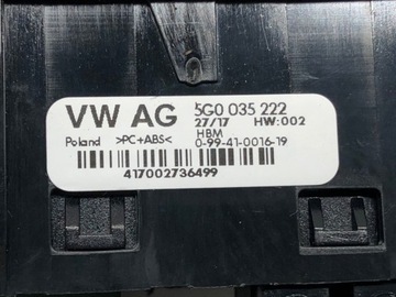 HNÍZDO USB VW ARTEON 5G0035222