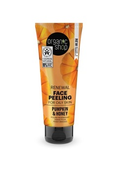Peeling do twarzy Do skóry tłustej Olejek z dyni