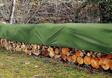 Брезент 120г Зеленый Толстый 3х4 МОРОЗОСТОЙКИЙ УФ+