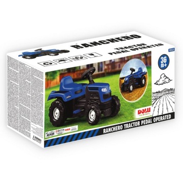 Dolu DL8045 Большой синий педальный трактор