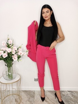 КОМПЛЕКТ ЖЕНСКИЙ КОСТЮМ, КУРТКА И БРЮКИ, РОЗОВЫЙ