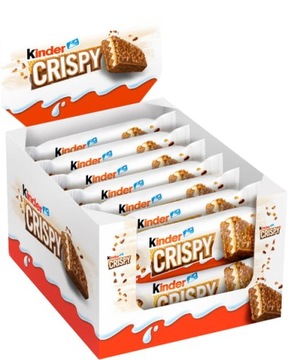 Kinder Crispy Wafelki z Kakaowym Nadzieniem w Czekoladzie 34g x 14szt