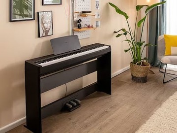 YAMAHA P-145 + деревянная подставка + большая педаль