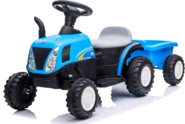 TRAKTOR Z PRZYCZEPĄ NA AKUMULATOR 6V MOC 45W