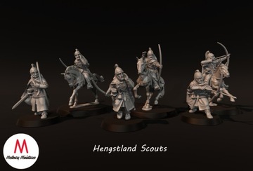 Hengstland Scouts on Foot - x3 - Rohan LOTR MESBG