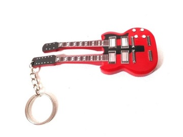 Брелок в виде гитары Led Zeppelin - Джимми Пейдж - EGK-0115