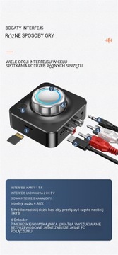 Стереоресивер RCA, адаптер Bluetooth 3,5 мм