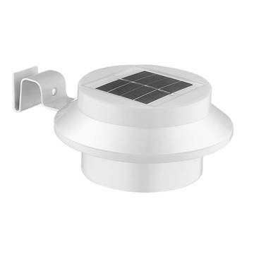 Kinkiet Solar Gutter LED Ciepłe światło Białe