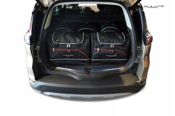 RENAULT ESPACE 2014+ TORBY DO BAGAŻNIKA 5 SZT