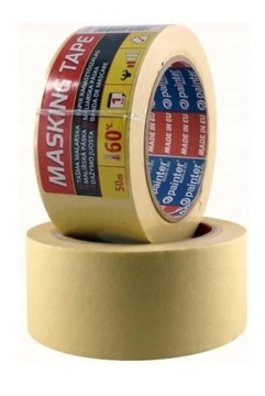 Taśma malarska Żółta 25mm/50m PAINTER