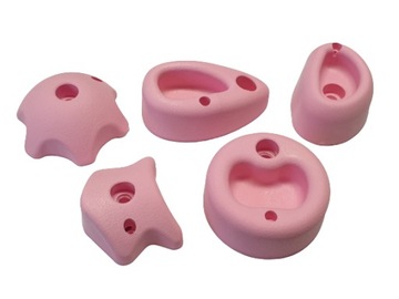 Ручки для камней для скалолазания ROCKS XL СВЕТЛО-РОЗОВЫЙ