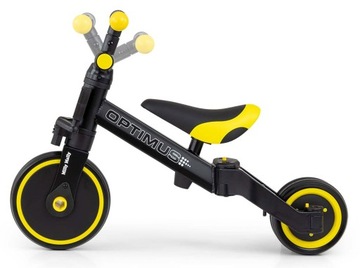 Велосипед Milly Mally 3в1 Optimus Черный